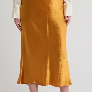 Vince Gold Midi Skirt
